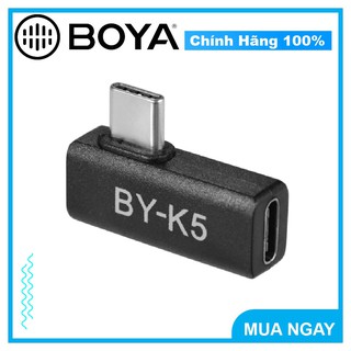 ADAPTER CHUYỂN TỪ FEMALE TYPE-C SANG MALE TYPE-C BOYA BY-K5