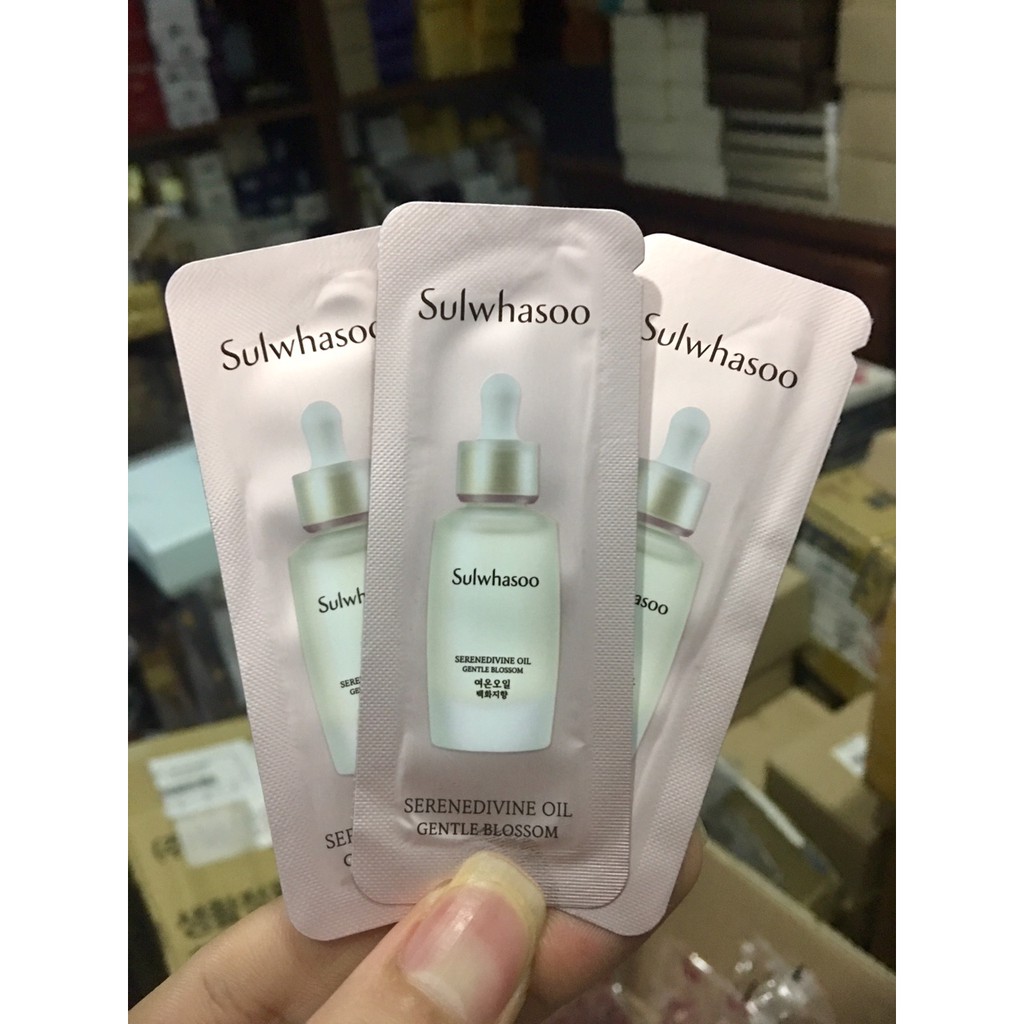 combo 10 gói sample tinh dầu serenedivine oil sulwhasoo