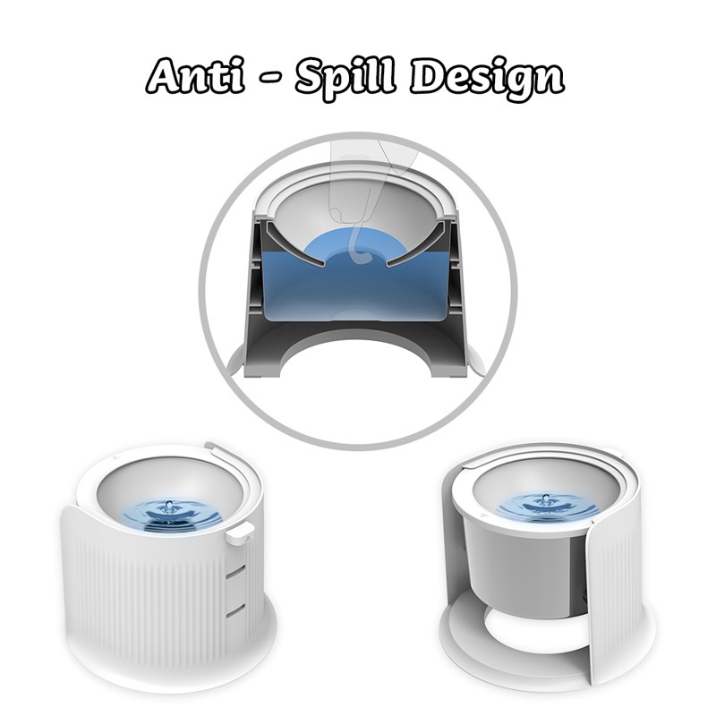 HamshMoc Tô đựng thức ăn nước uống bằng thép điều chỉnh chiều cao chống trượt cho thú cưng