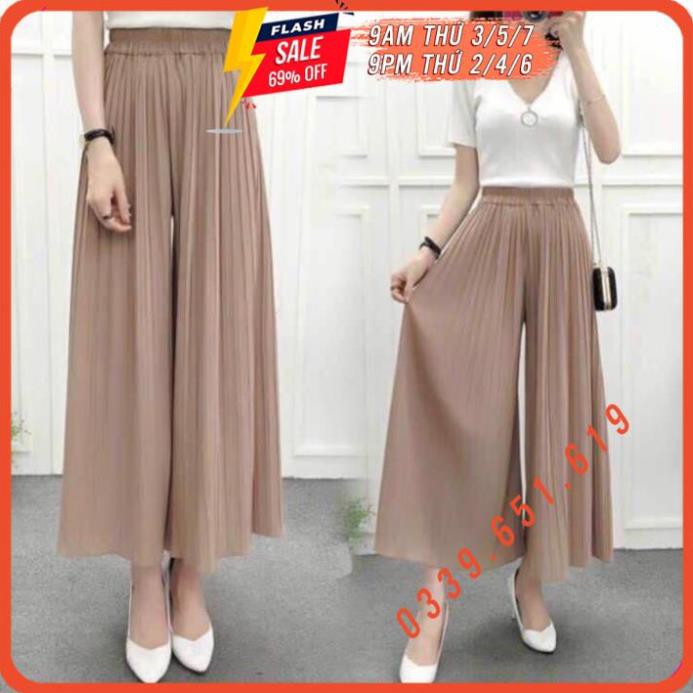 [Hàng Cao Cấp] Quần Chiffon Dài Lưng Cao, Quần Ống Rộng Xếp Ly, Công Sở, Đi Làm, Đi Chơi, Thời Trang Cho Nữ | BigBuy360 - bigbuy360.vn