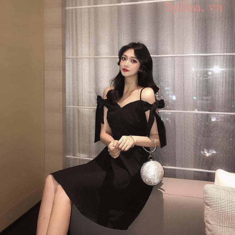 Đầm Dạ Hội Trễ Vai Thanh Lịch Cho Nữ