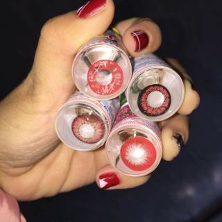 [GIÁ HỦY DIỆT]  LENS ĐỎ CHO TÍN ĐỒ COSPLAY
