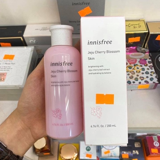 Nước Hoa Hồng Dưỡng Ẩm, Trắng Da Innisfree Jeju Cherry Blossom Skin 200ML - INNISFREE HOA ANH ĐÀO