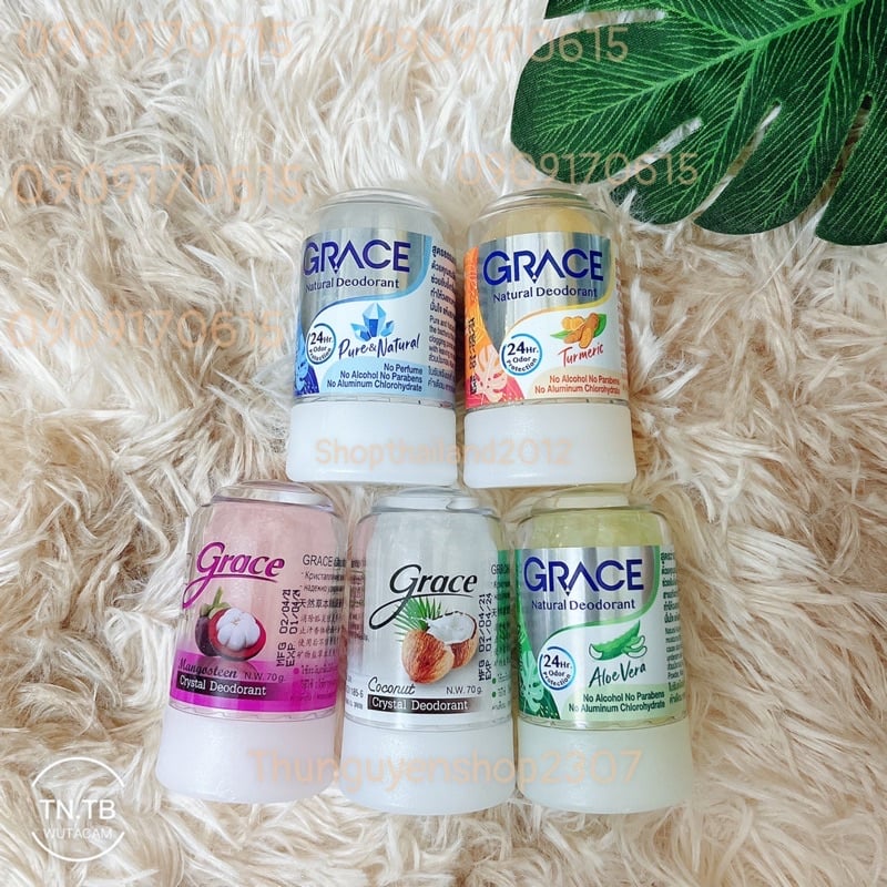 Che Tên SP - Lăn nách đá khoáng Thái Lan mùi thơm tự nhiên diu nhẹ