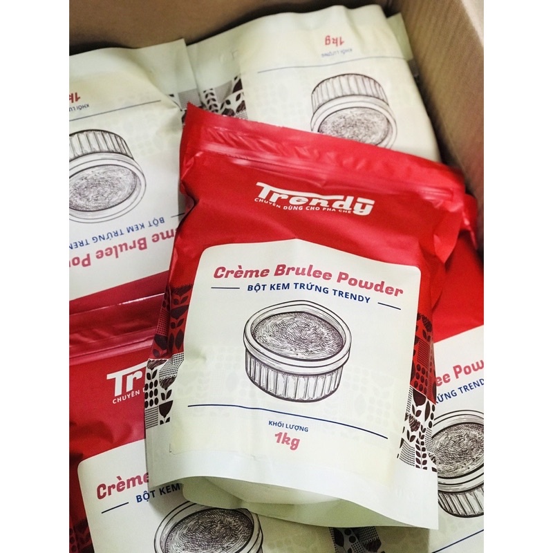 Bột kem trứng Trendy 1kg