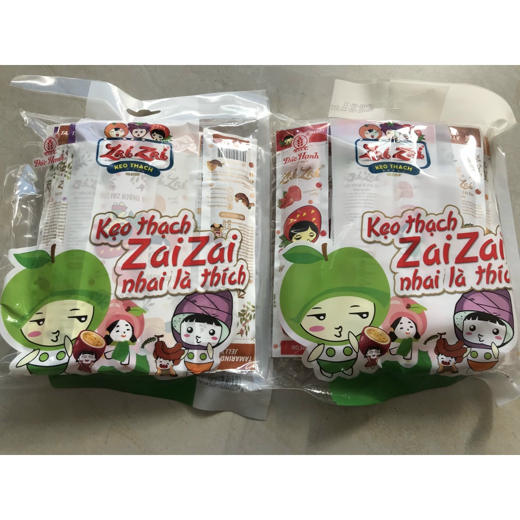 Quận 10 - Bịch 700g Kẹo Thạch Zai Zai Đức Hạnh Thanh Dài (thạch zaizai)