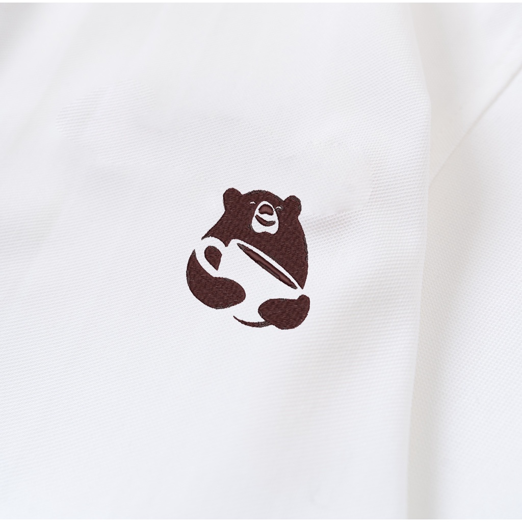 Áo POLO nam COFFE BEAR IN TÊN yêu cầu basic đẹp vải cá sấu Cotton CVC, chuẩn form, trẻ trung, lịch sự - LILA