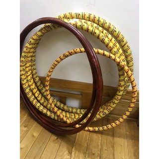 Vòng lắc giảm eo chất liệu mây tre đan có quấn êm