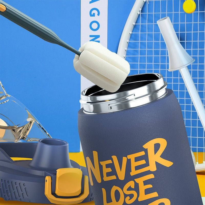 Bình giữ nhiệt thể thao1000ml chính hãng thương hiệu HELLO DREAM chất liệu 304 không gỉ đựng nước hàng ngày,tập thể thao