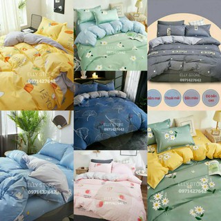 [FLASH SALE] SET CHĂN GA GỐI 4 MÓN SIÊU RẺ 1M8*2M