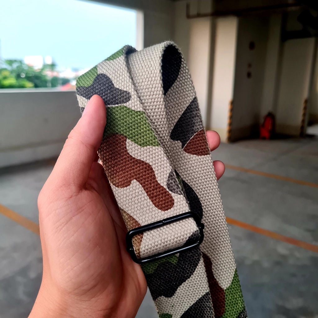 [CAO CẤP] Dây đeo chéo Poly cho túi xách màu CAMO quân đội
