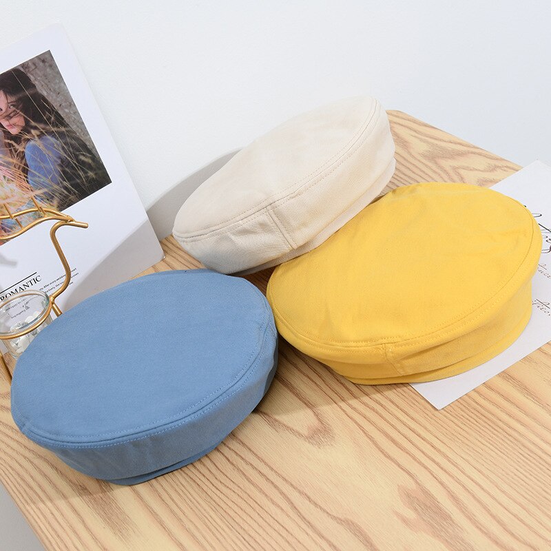 Mũ Beret Màu Trơn Dành Cho Nữ