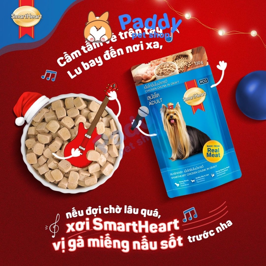 Pate Cho Chó SmartHeart 130g