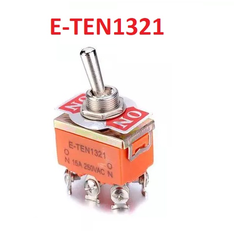 Công tắc gạt đảo chiều động cơ  250VAC-15A 1121 1122 1321 1322, công tắc E TEN