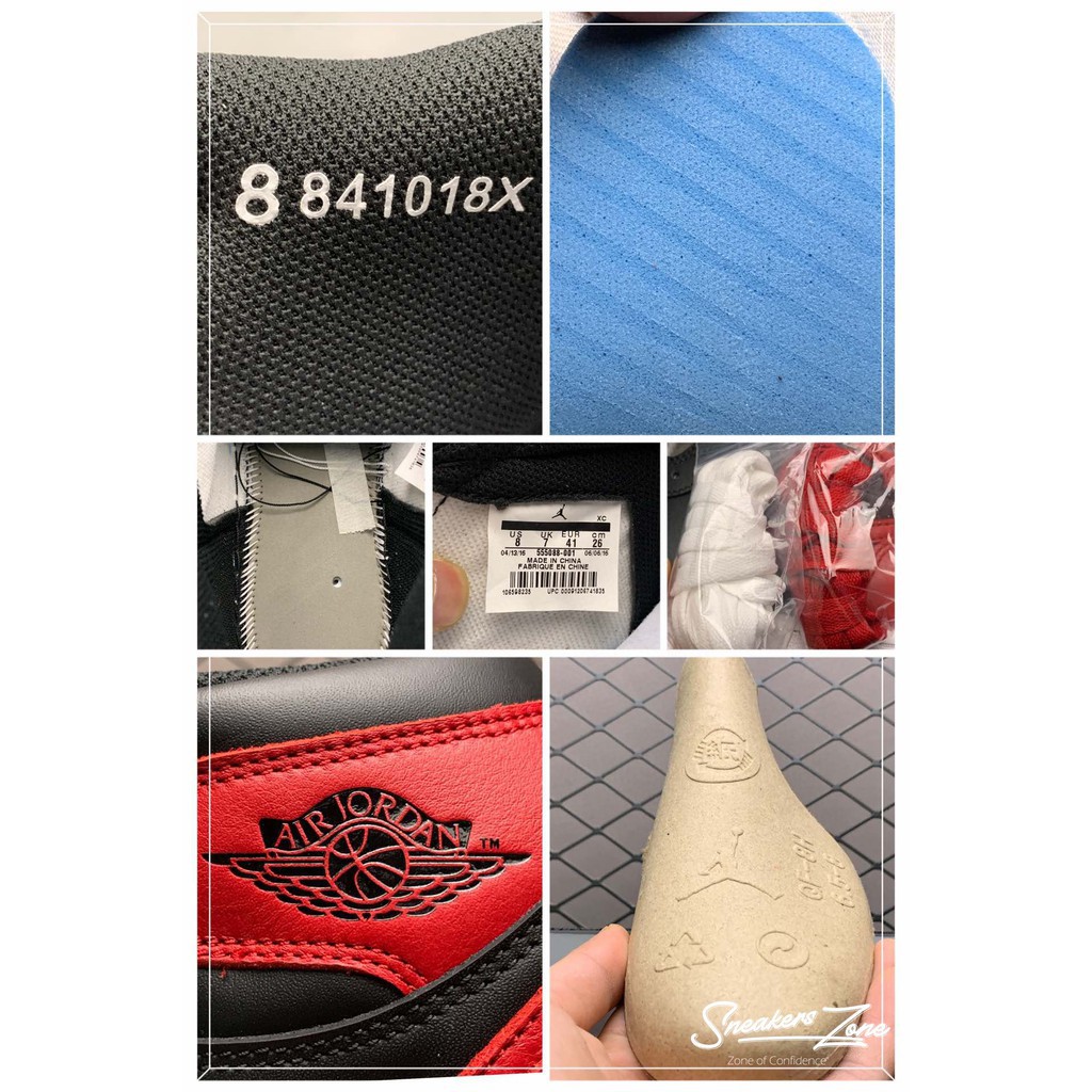 Giày Thể Thao Sneakers AIR JORDAN 1 Retro High BRED Đỏ đen cao cổ