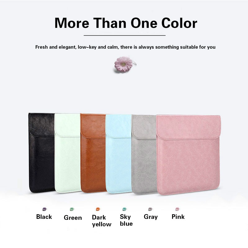 Bao da máy tính bảng chống nước có khóa nam châm vô hình cho MacBook Air Pro 13 15 11 12 13.3 14 15.4 inches