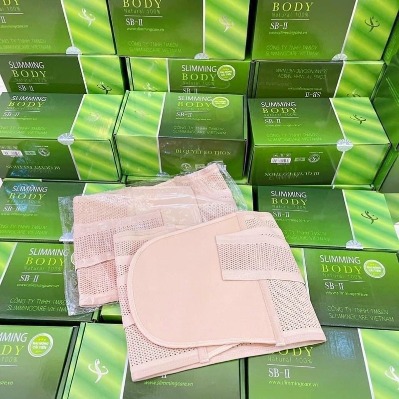 Nguyên Bộ Quấn nóng thãi mỡ Slimming Phiên Bản Thường + tặng kèm gen dán bảo hành 6 tháng tận nhà