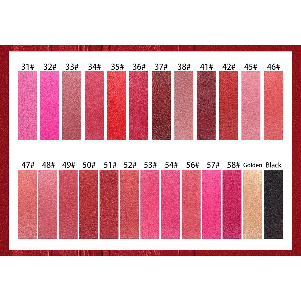 Son lì MISS ROSE 18 màu sắc tùy chọn chống thấm nước trang điểm quyến rũ xinh đẹp | BigBuy360 - bigbuy360.vn