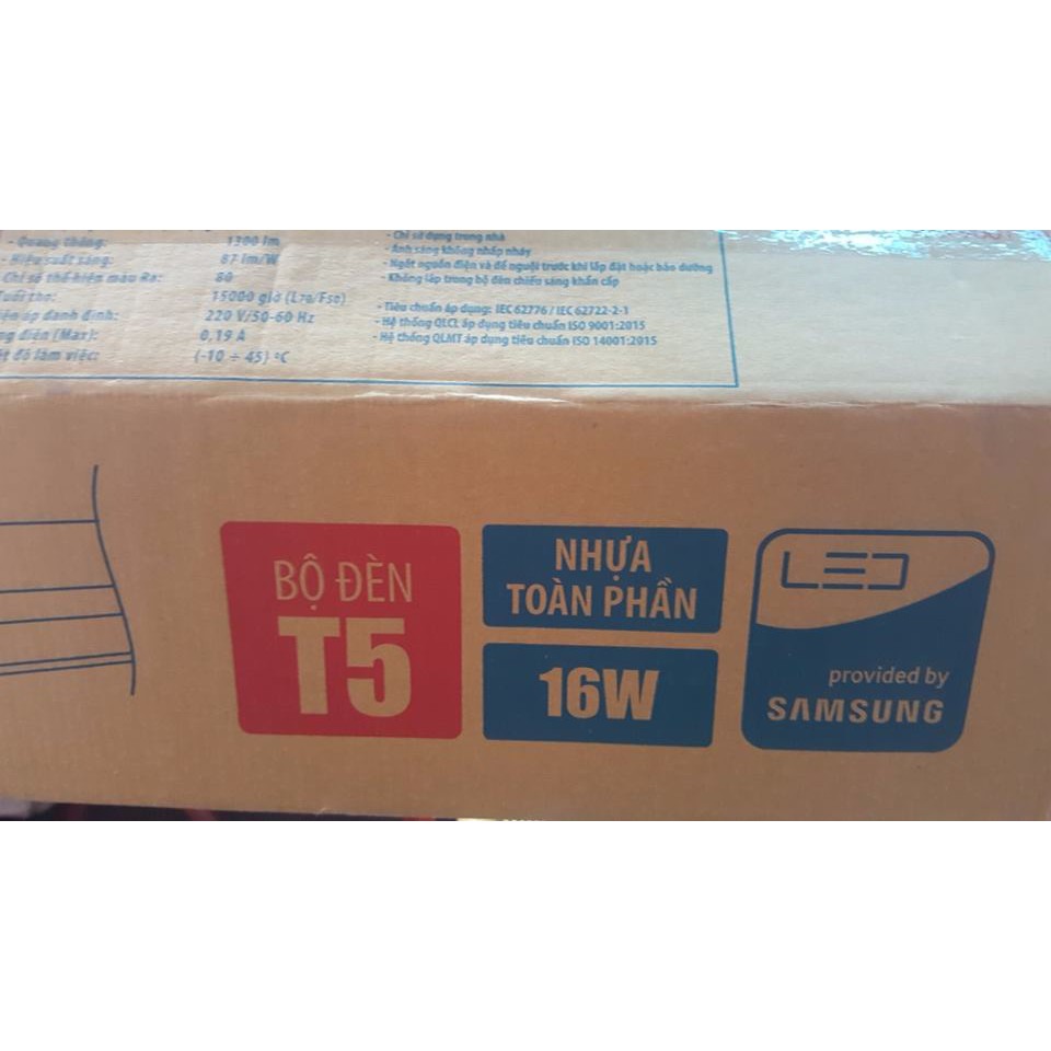 Bộ đèn LED đũa T5 16W Rạng Đông