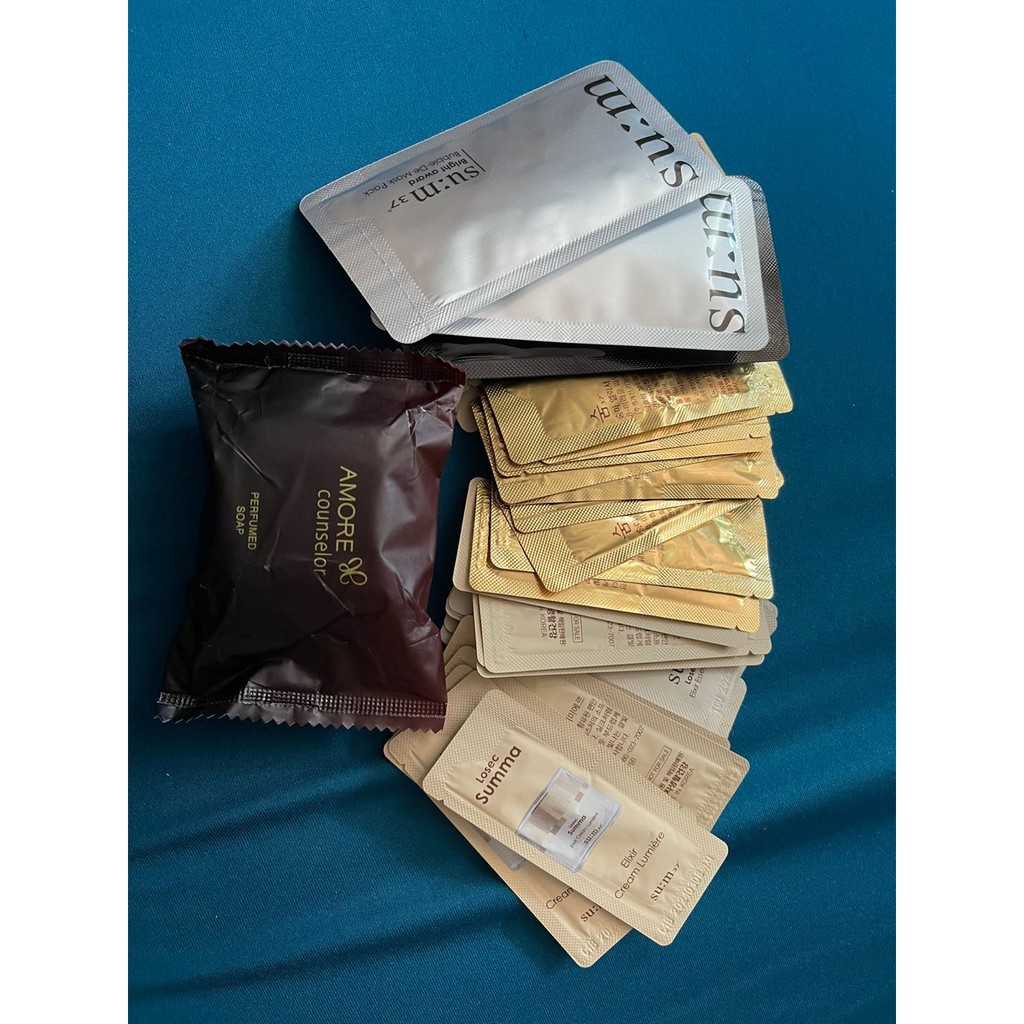 Gói tinh chất tái tạo dưỡng trắng da , thanh lọc tẩy tế bào chết sinh học Su:m37 losec summa Elixir treatment gói 1ml | BigBuy360 - bigbuy360.vn