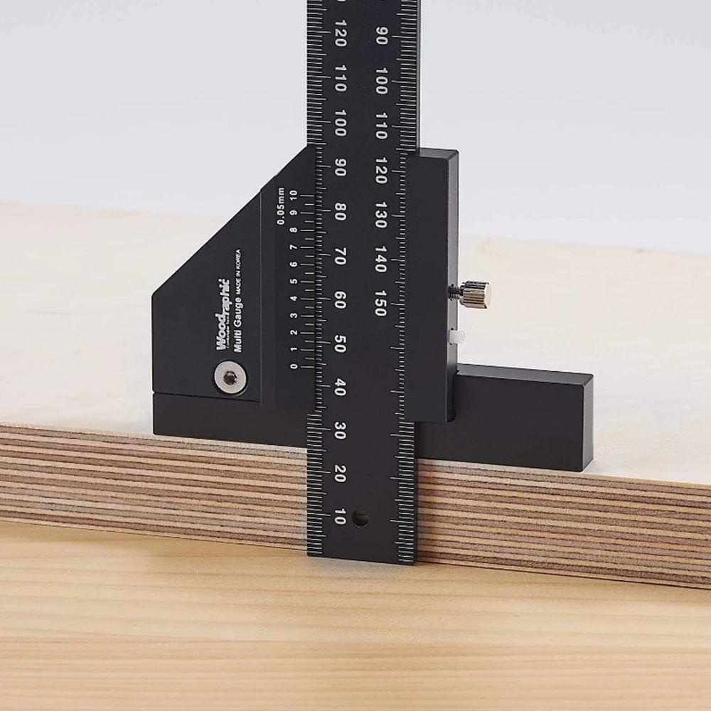 WONDER Woodworking Sliding Gauge High Precision T-Square Aluminum Alloy T Ruler