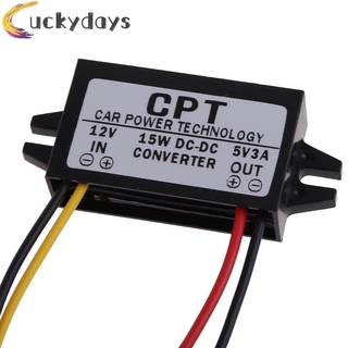 Bộ Chuyển Đổi Nguồn Điện DC 12V 5V 3A 15W Nhỏ Gọn Chất Lượng Cao
