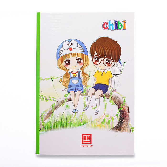 Vở 4 ly ngang Hồng Hà 200 trang South Star Chibi 0746 dành cho học sinh miền Trung - Nam