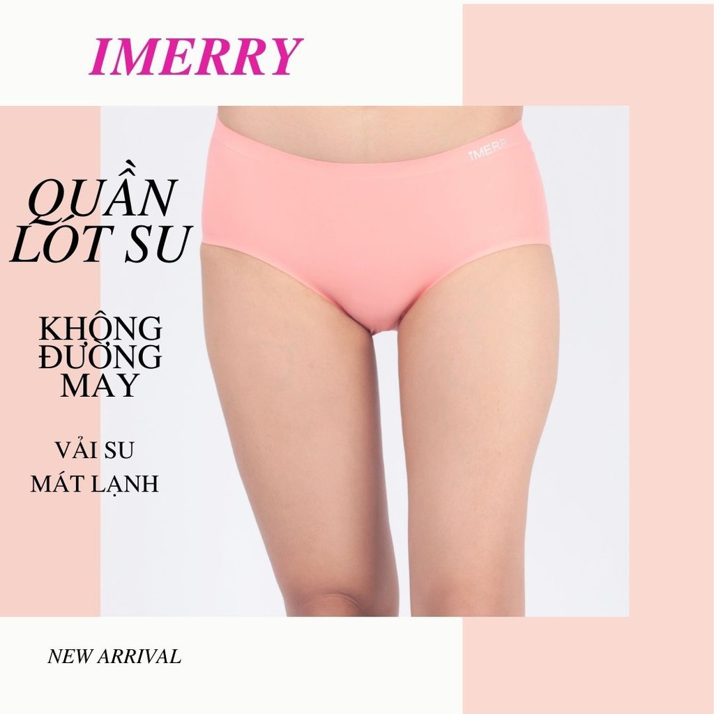 Quần Lót Nữ Su iMerry cạp cao,basic nhiều màu dễ phối đồ vải su lạnh mềm mại mỏng nhẹ VQ028A