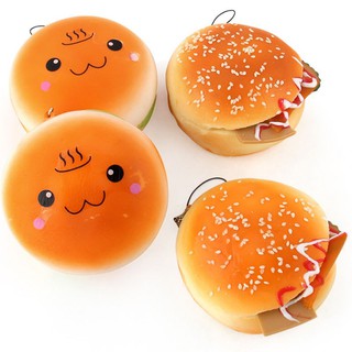 Đồ Chơi Squishy Dẻo Hình Bánh Hamburger 10Cm