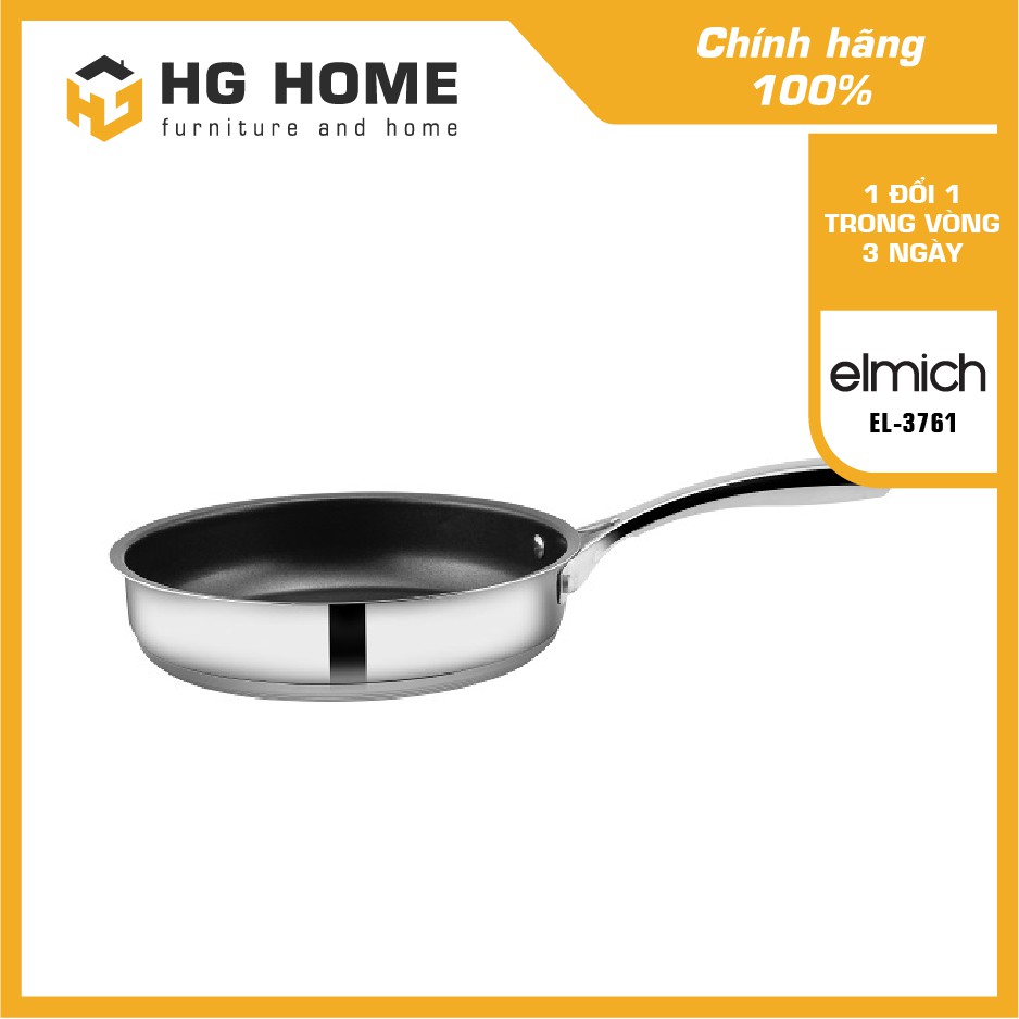 Chảo Inox chống dính 3 đáy Elmich MaxA EL-3761 20cm