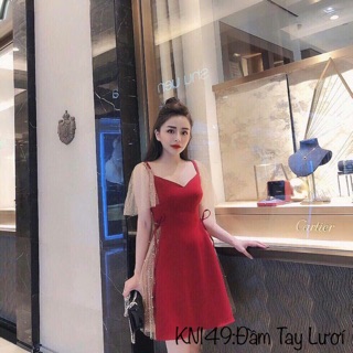 Đầm tay lưới