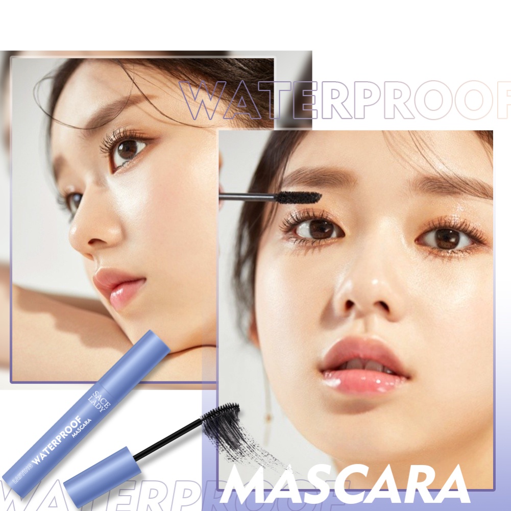 Mascara SACE LADY Màu Đen Chống Thấm Nước Không Nhòe Chuốt Dài Dày Và Cong Mi