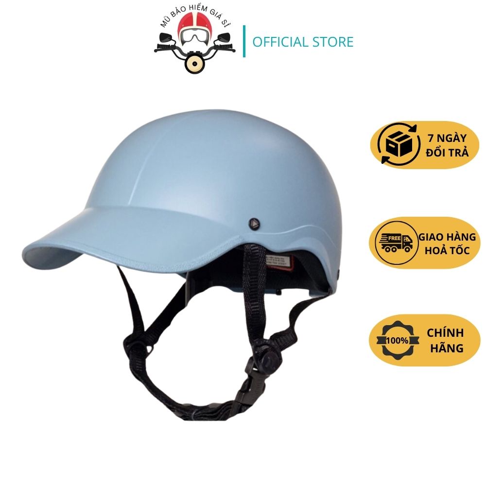Mũ Bảo Hiểm 1/2 NAPOLI Nón Kết Trẻ Trung - FREESIZE 54-59cm - Dùng cho người đi moto, xe máy
