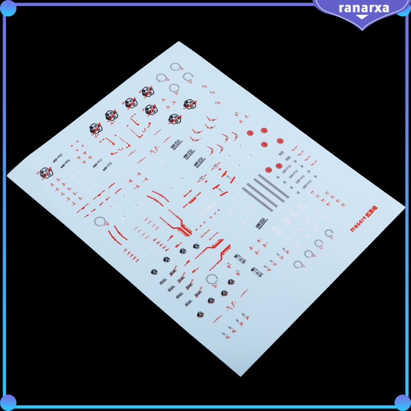 Miếng Dán Decal Chống Nước Cho Mô Hình Gundam Bandai Rg019