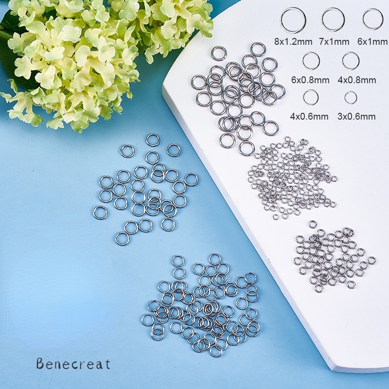 Set 10~50g/ 100~1000 cái khoen BENECREAT thép không gỉ 304
