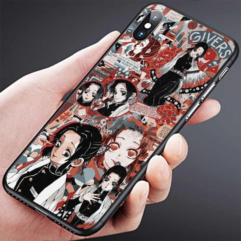 Meizu Meilan Mblu E2 E3 Metal MX4 Pro Note 2 3 5 6 Printed Shell Black soft Phone case Kimetsu no Yaiba Demon Slayer Kochou Shinobu