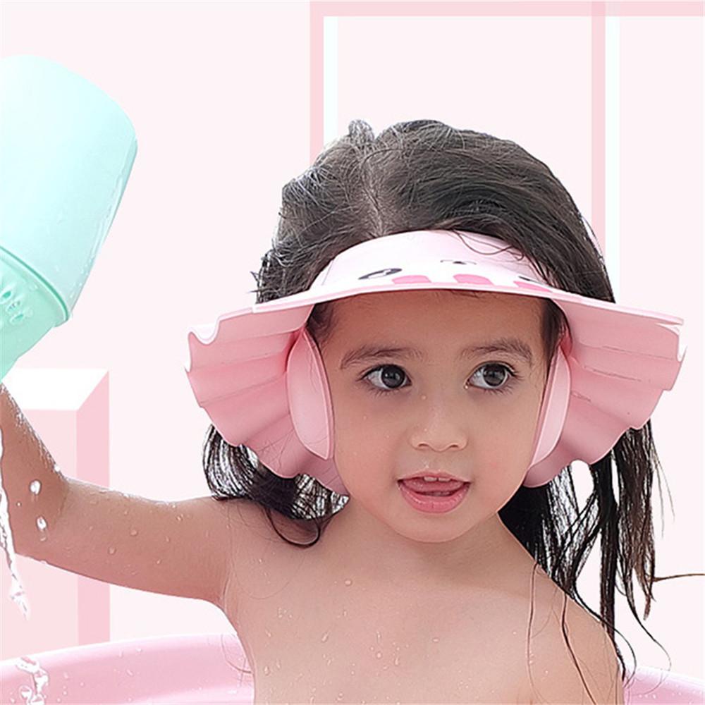 Mũ Chắn Nước Gội Đầu Bảo Vệ Tai An Toàn Cho Bé