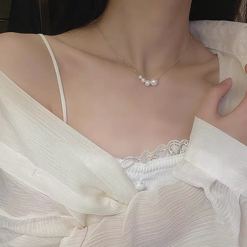 Vòng cổ Đính Ngọc Trai Thời Trang Dành Cho Nữ