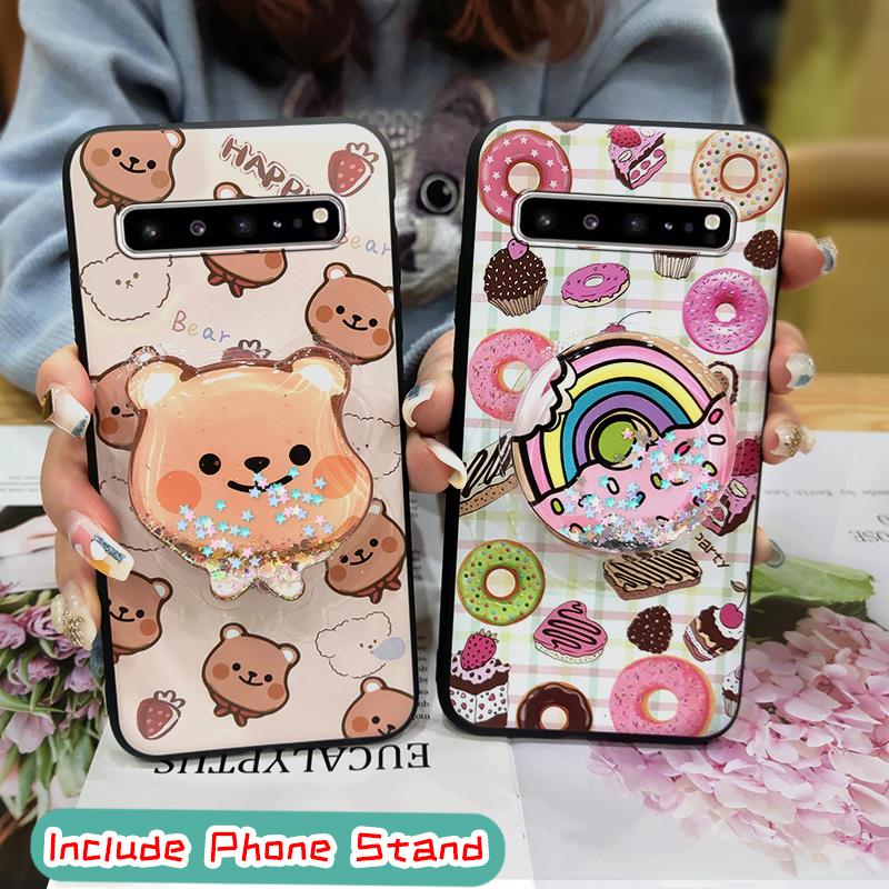 Ốp Lưng Tpu Mềm Có Giá Đỡ Thời Trang Cho Samsung Galaxy S10 5g / Sm-G977N