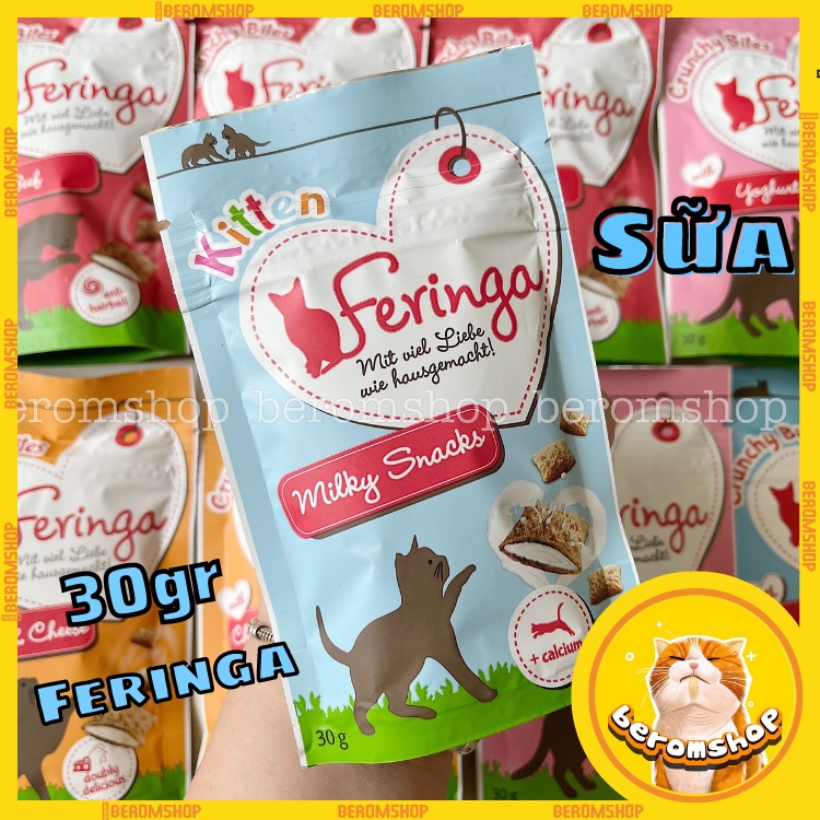 BÁNH THƯỞNG CHO MÈO FERINGA 30G 5 VỊ NHẬP ĐỨC GIÁ CỰC RẺ
