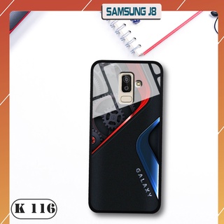 Ốp lưng kính cường lực điện thoại Samsung Galaxy J8