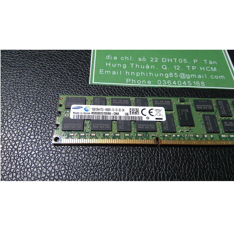 [ Q.12] Ram Server DDR3 16GB ECC REG bus 1600 và một số loại khác, hàng zin tháo máy chính hãng, bảo hành 1 năm