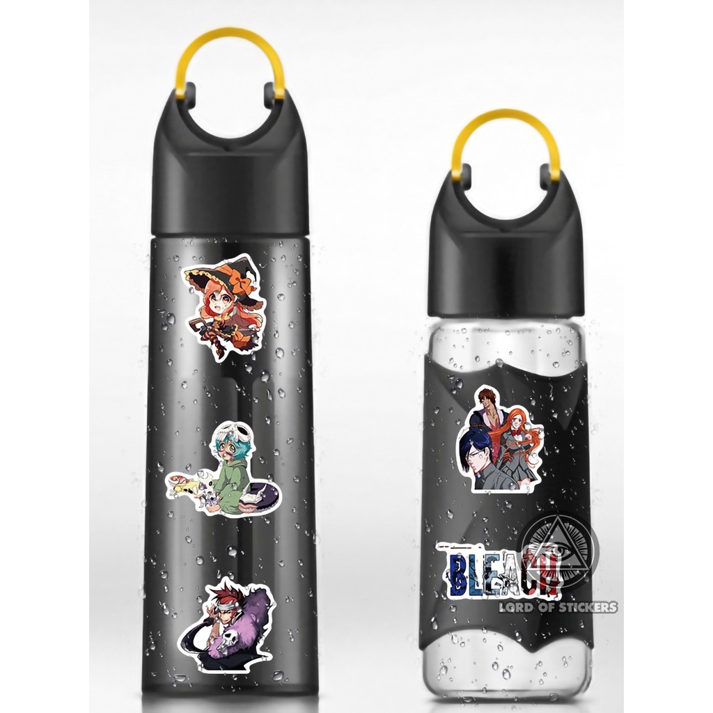 Set 50 Hình Dán Bleach Sticker Truyện Tranh Anime Manga Chống Thấm Nước Trang Trí Mũ Bảo Hiểm, Laptop, Sổ, Đàn Guitar