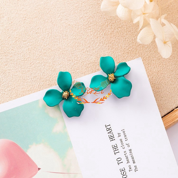 Bông Tai Hình Hoa Phong Cách Boho Thời Trang Xinh Xắn