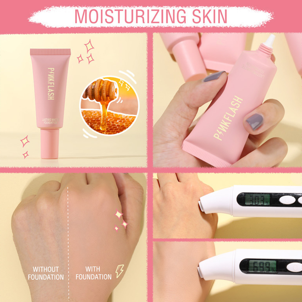 CODseller Concealer Long Lasting Foundation Matte Waterproof Face Base Moisturizer for All Skin