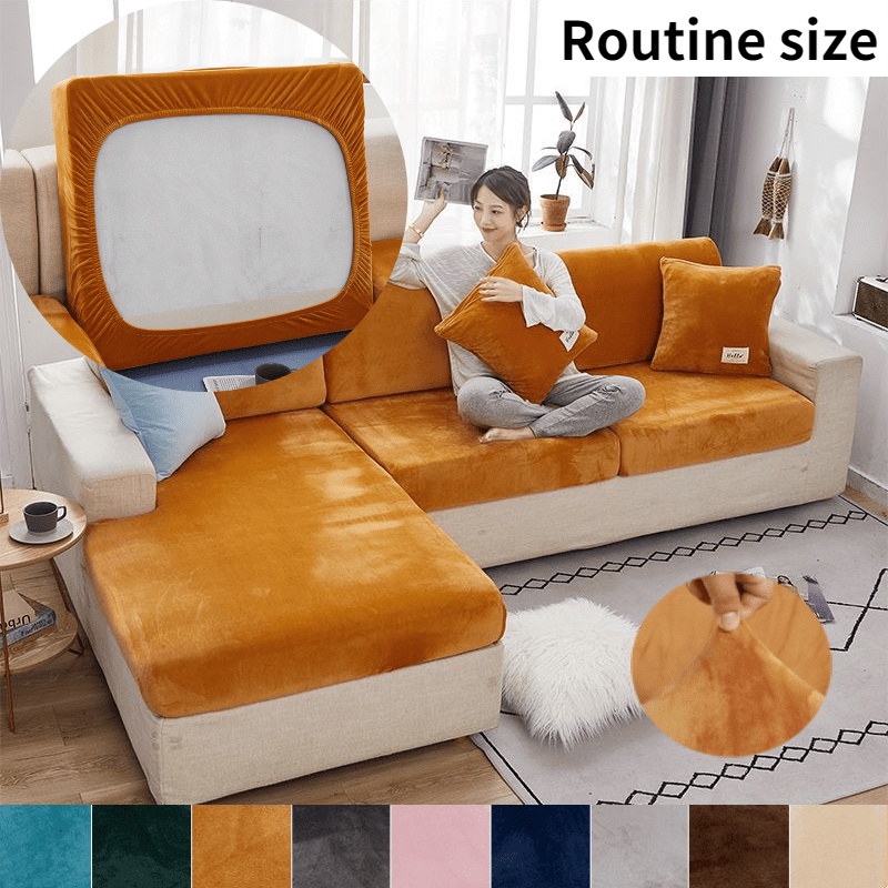 Vỏ bọc đệm ghế sofa bằng nhung 9 màu sắc và nhiều kiểu tùy chọn dành cho trang trí nội thất