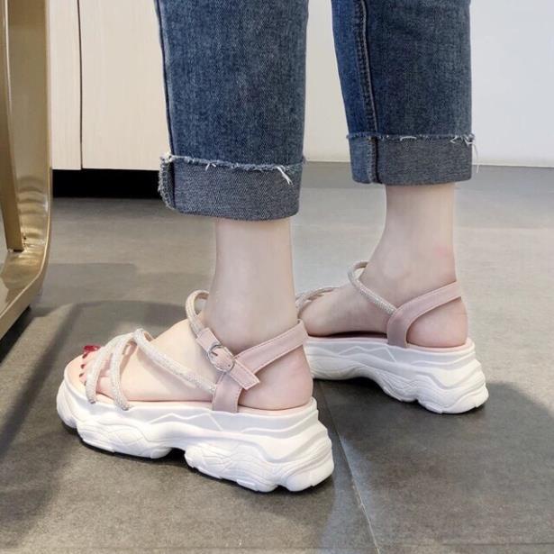 (Hàng sẵn_ảnh thật) Sandal đế bánh mỳ -g87
