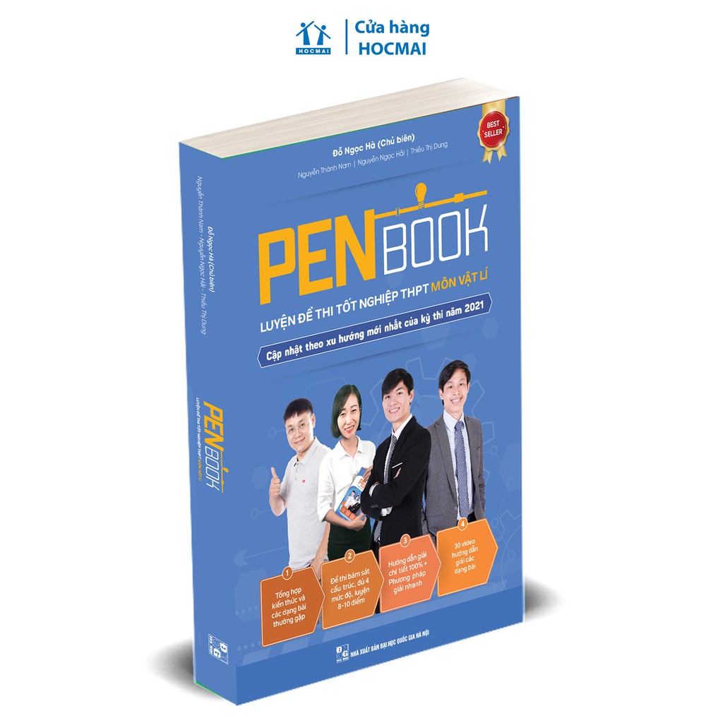 Sách - PENBOOK Luyện đề thi Tốt nghiệp THPT môn Vật Lí - Bản 2021