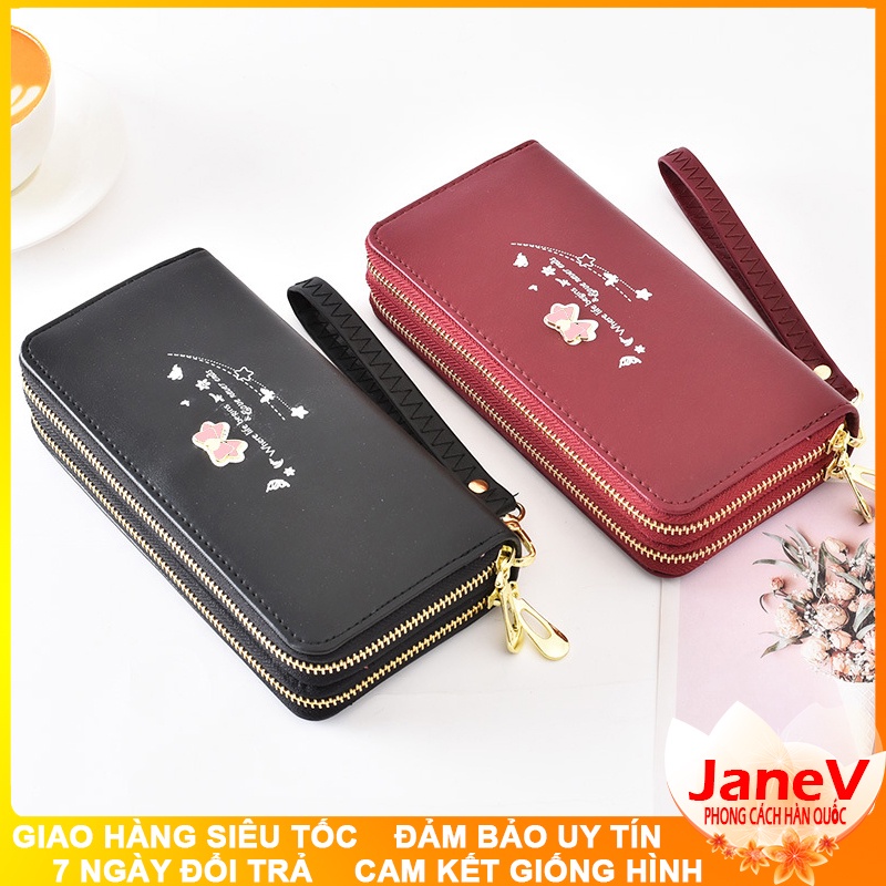 Ví Nữ Dài Cầm Tay Cao Cấp Sang Trọng Phong Cách Hàn Quốc TVNN400