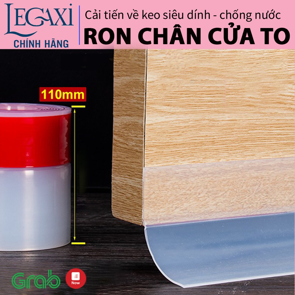 Ron Chân Cửa Dài 2 Mét Rộng 110mm Ngăn Bụi, Nước, Côn Trùng Vào Phòng Keo Đỏ Cực Kì Chắc Chắn